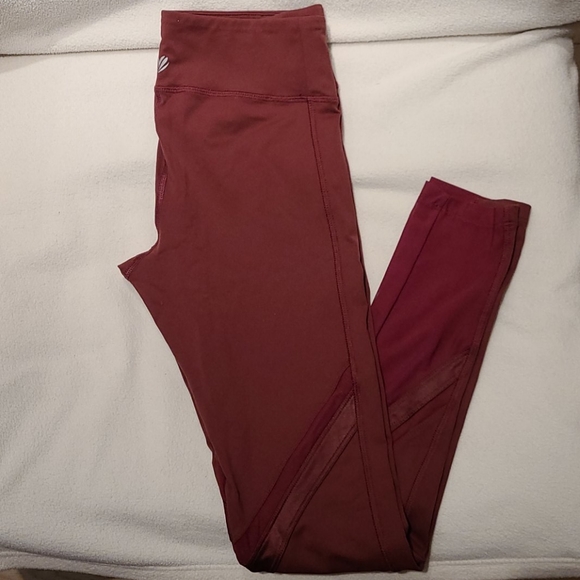 Forever 21 Burgandy Leggings - Picture 1 of 6